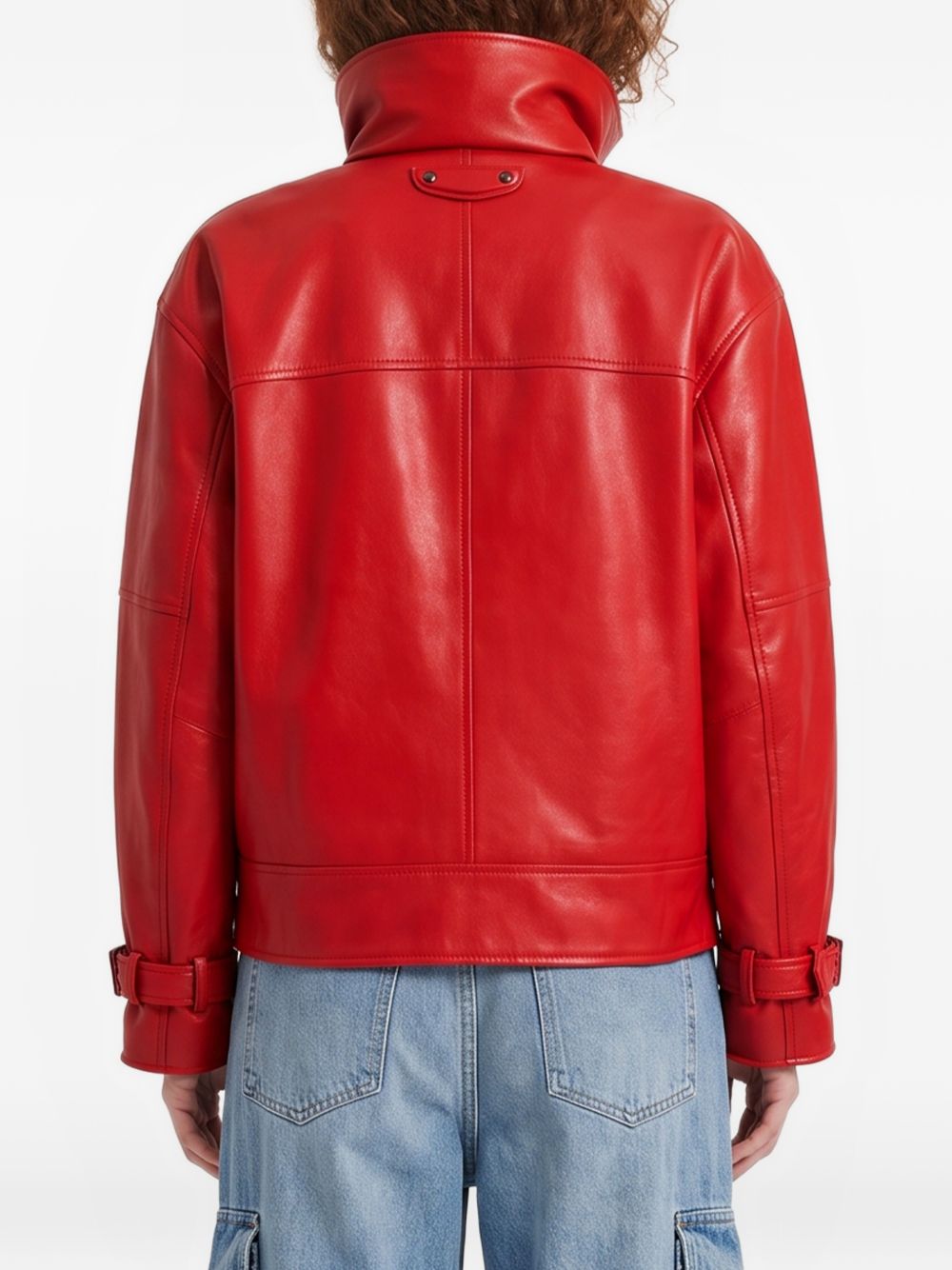 Round Bomber in lambskin leather A009FD TUS116400 BALENCIAGA