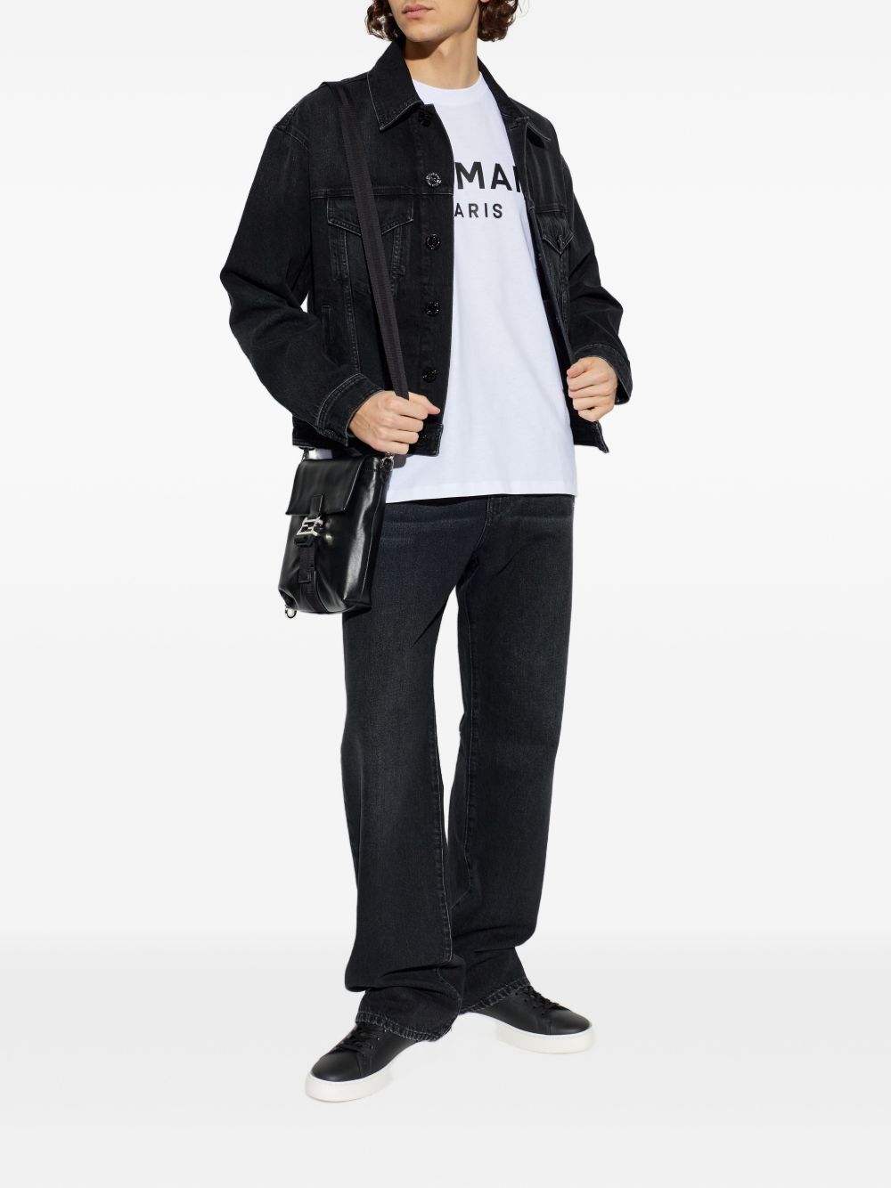 logo-print T-shirt GH1EG000BD45 GAB BALMAIN