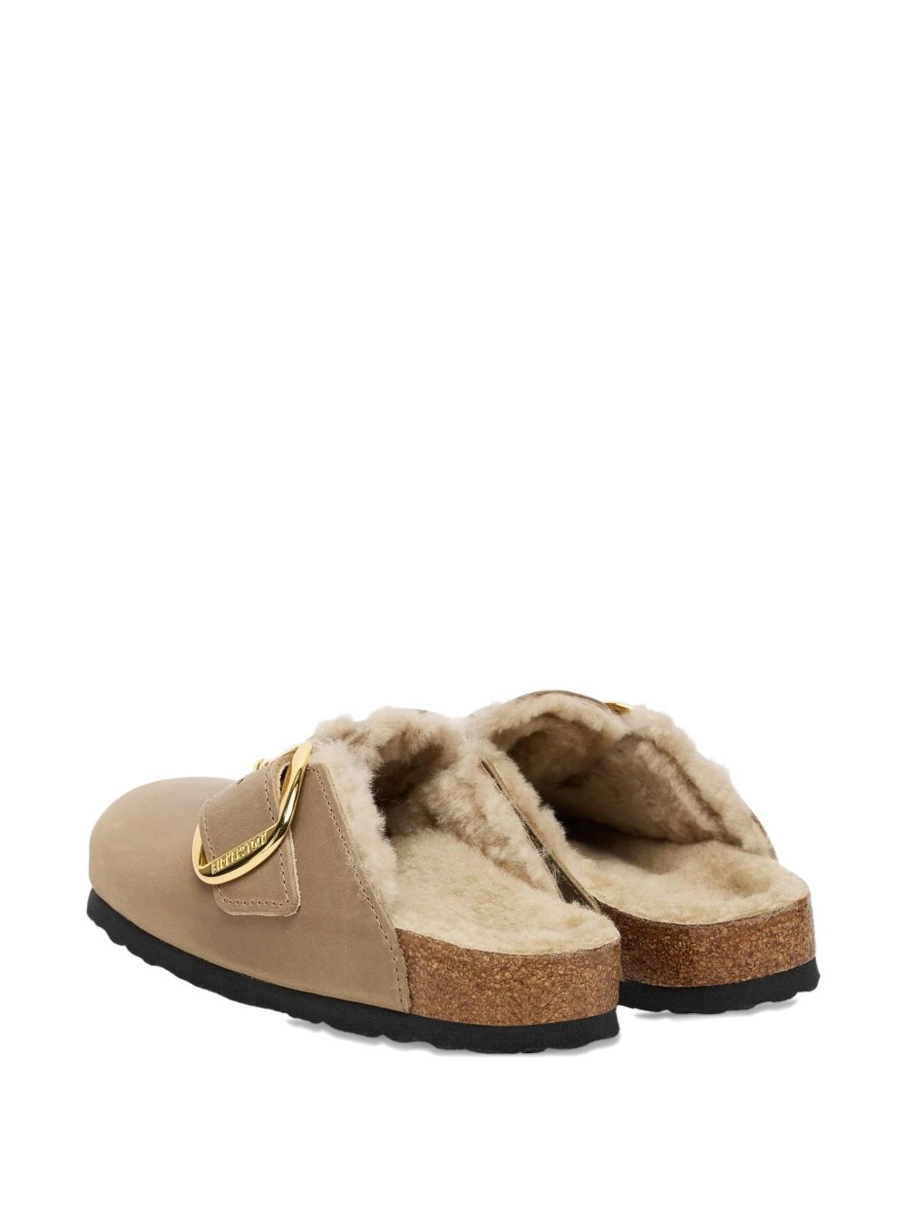 BOSTON big buckle shearling sabot 1030444 SHEARLTABACCO BIRKENSTOCK