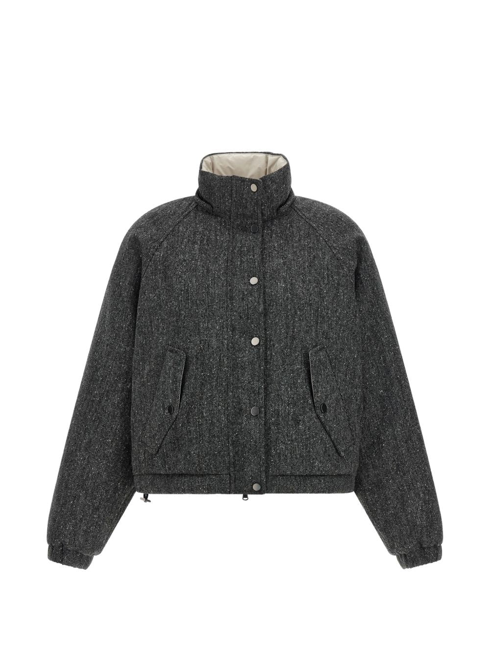 hooded tweed padded jacket MD0023657 C001 BRUNELLO CUCINELLI