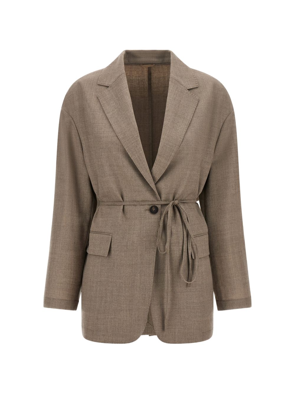 belted single-breasted blazer MG5507433P C1418 BRUNELLO CUCINELLI