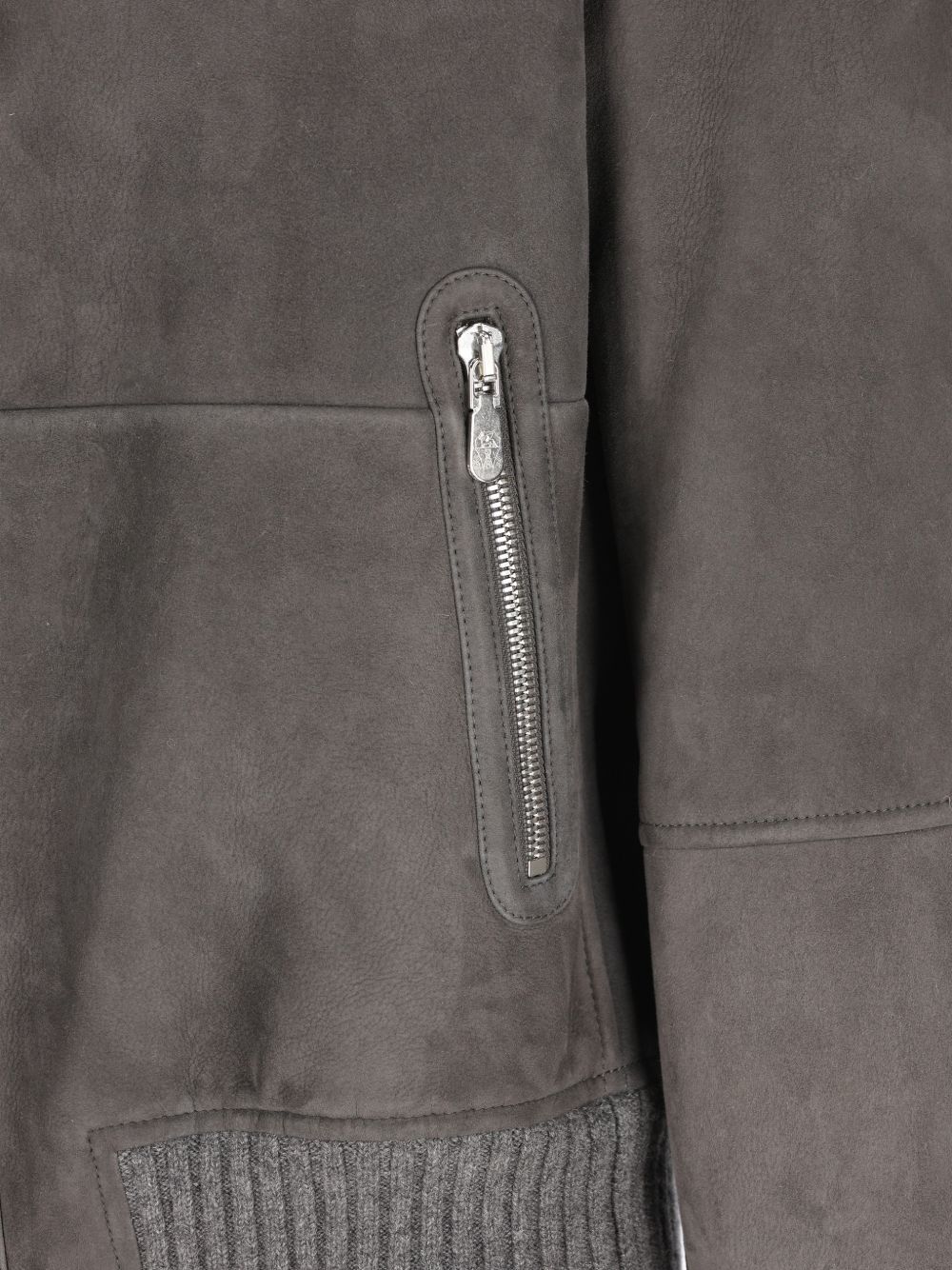 zip-up jacket with sheepskin collar MPMCU1737 C9873 BRUNELLO CUCINELLI