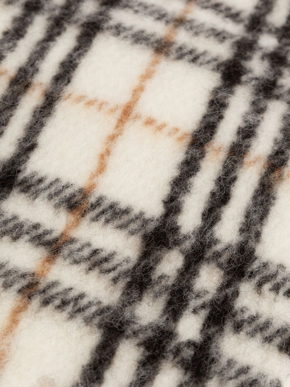 Checked Fringed-Edge Scarf 8130018 A4486 BURBERRY