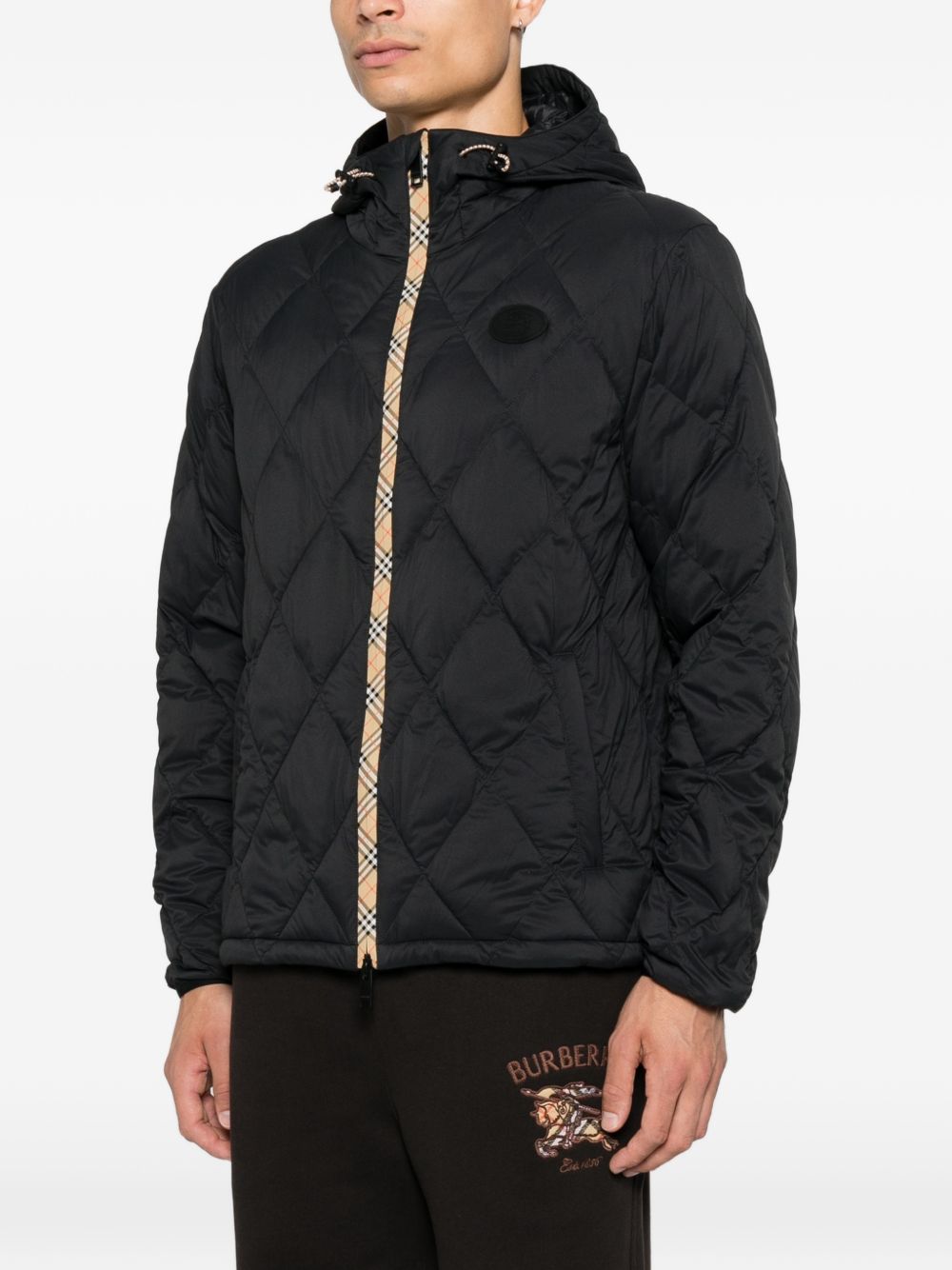 quilted hooded jacket 8130335 A1189 BURBERRY