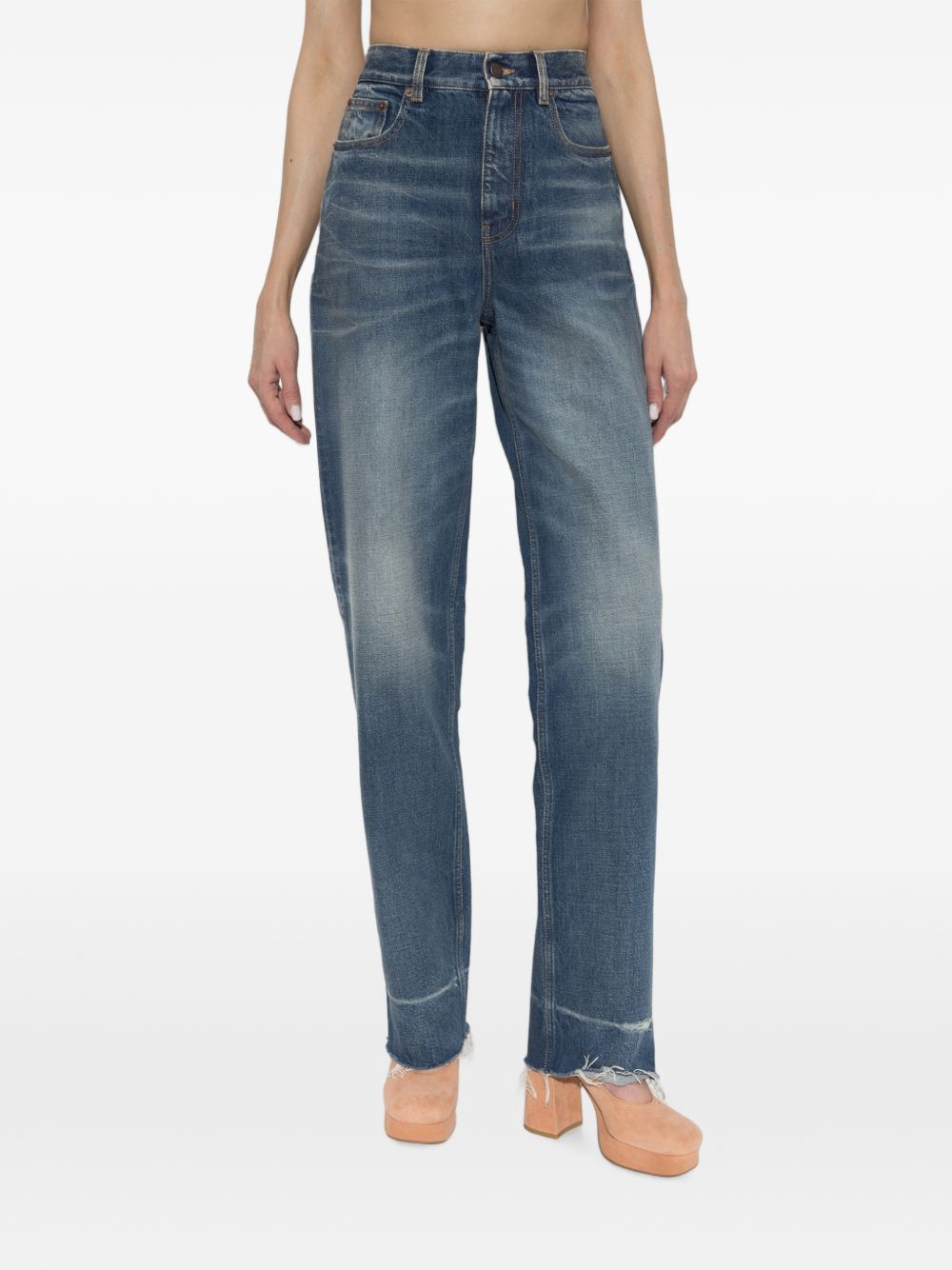 frayed-hem jeans CH26ADP45159 40B CHLOÉ