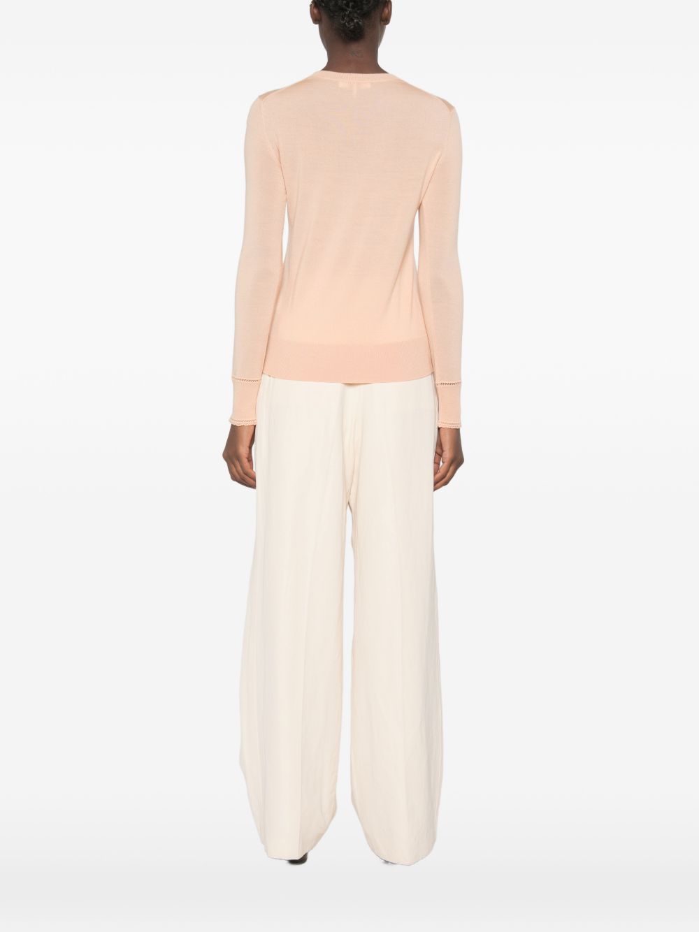 Fine-knit crew-neck sweater CH26AMP39540 6H1 CHLOÉ