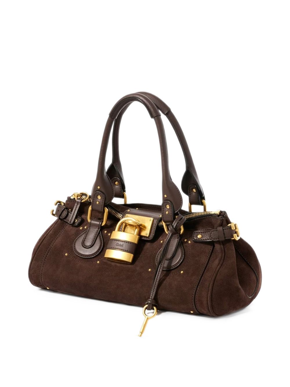 PADDINGTON bag in suede leather CH26AS802S77 24X CHLOÉ