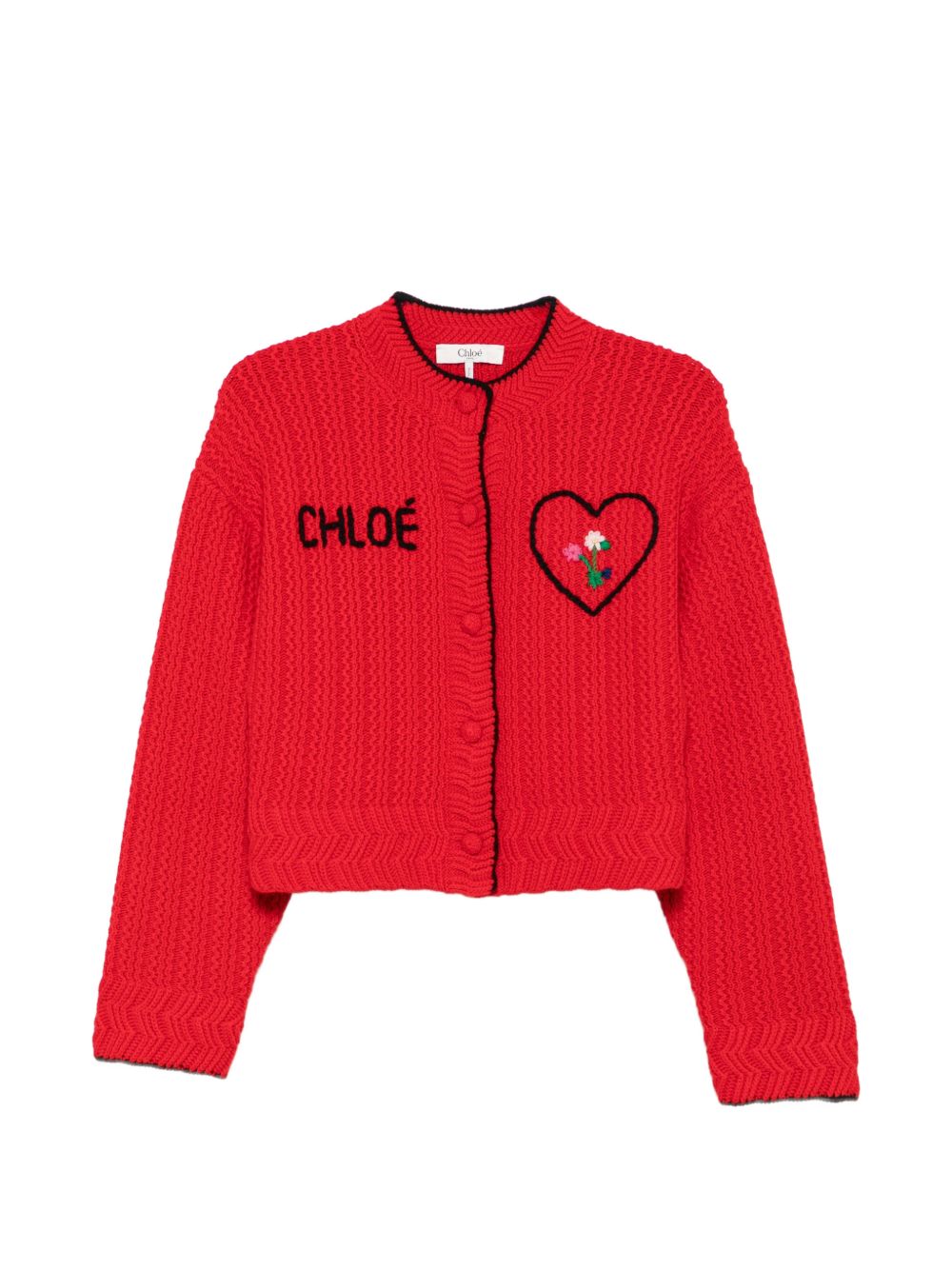 "Heart" cardigan CH26WMC12710 632 CHLOÉ