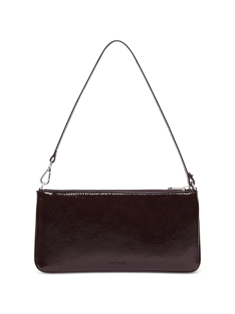 Logo-plaque clutch bag 126GPM035CR0043 4010 COURRÈGES