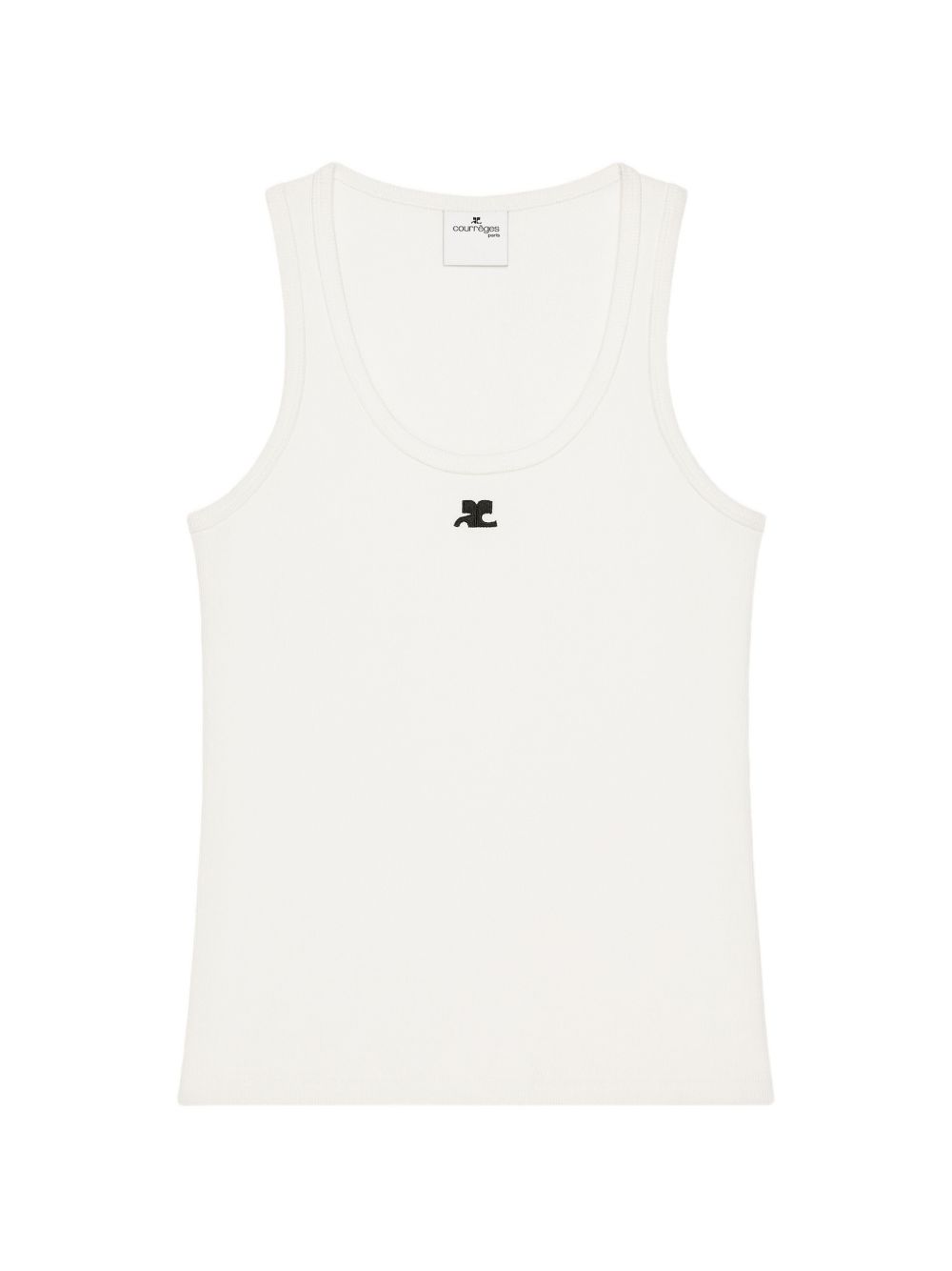 90's rib tank top 326JDE167JS0194 0001 COURRÈGES