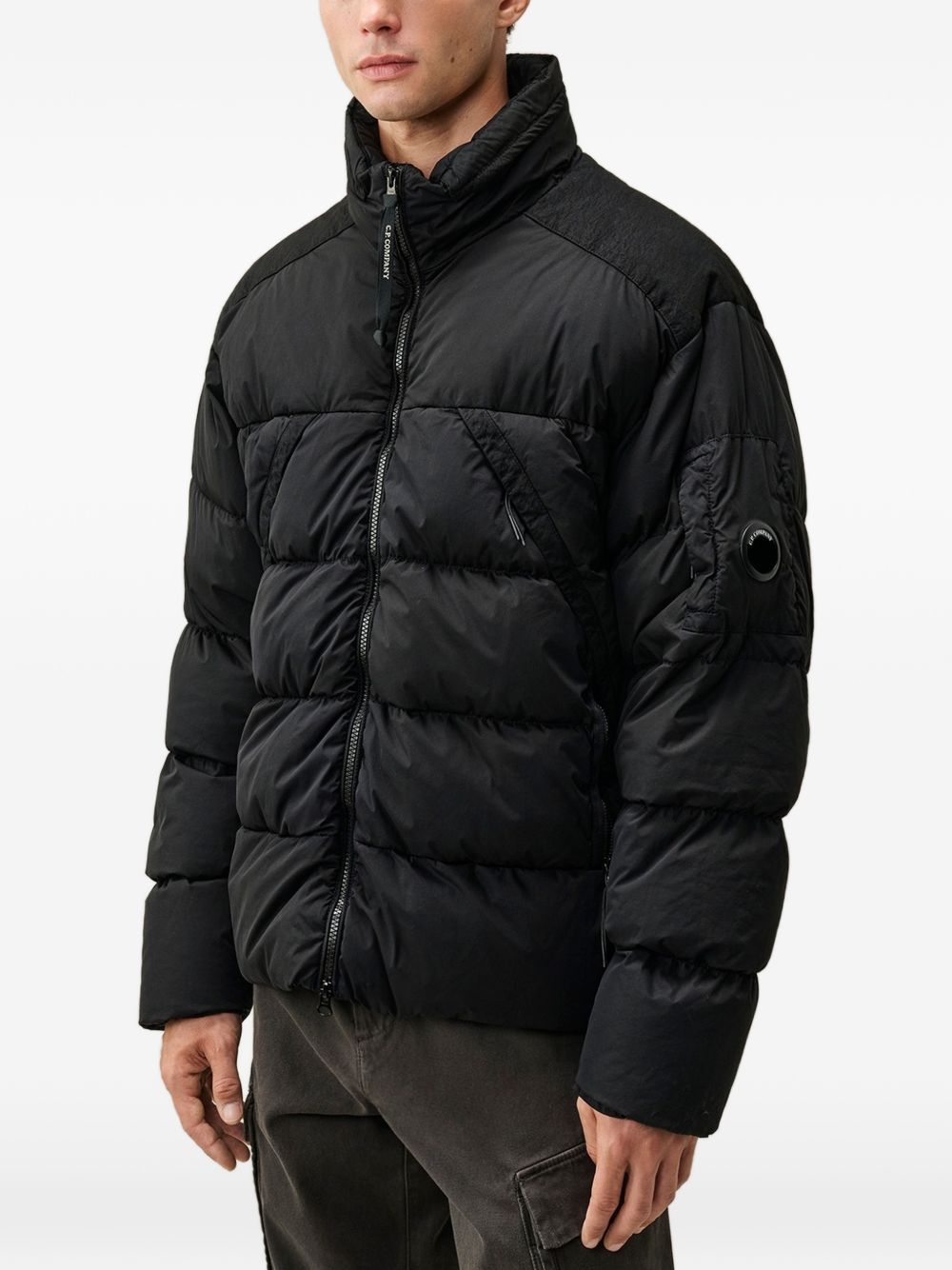 Nycra-R Lens hooded down jacket 21CMOW257A 005864G999 C.P. COMPANY