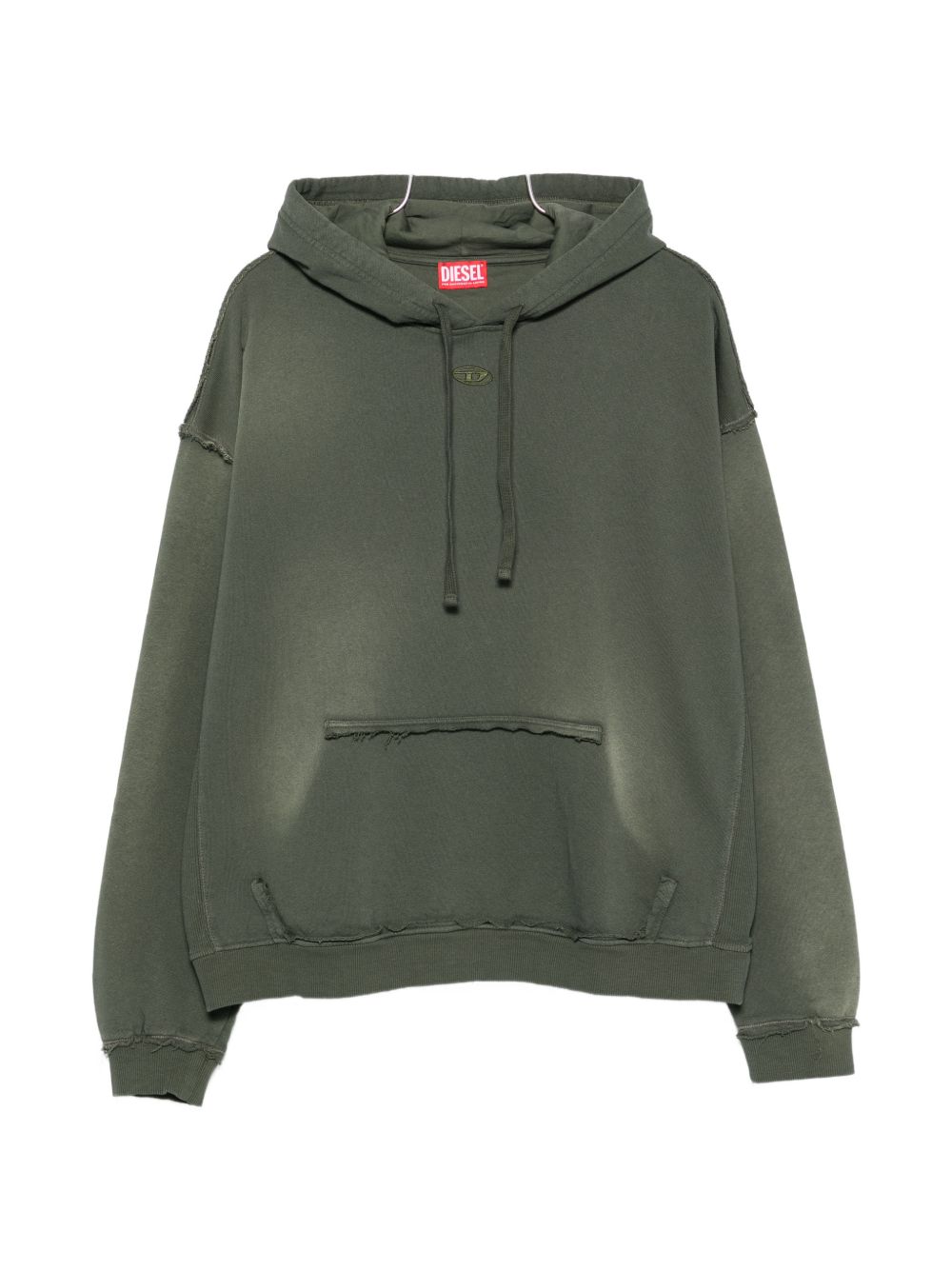 logo-embroidered hoodie A22831 0EFBR51F DIESEL