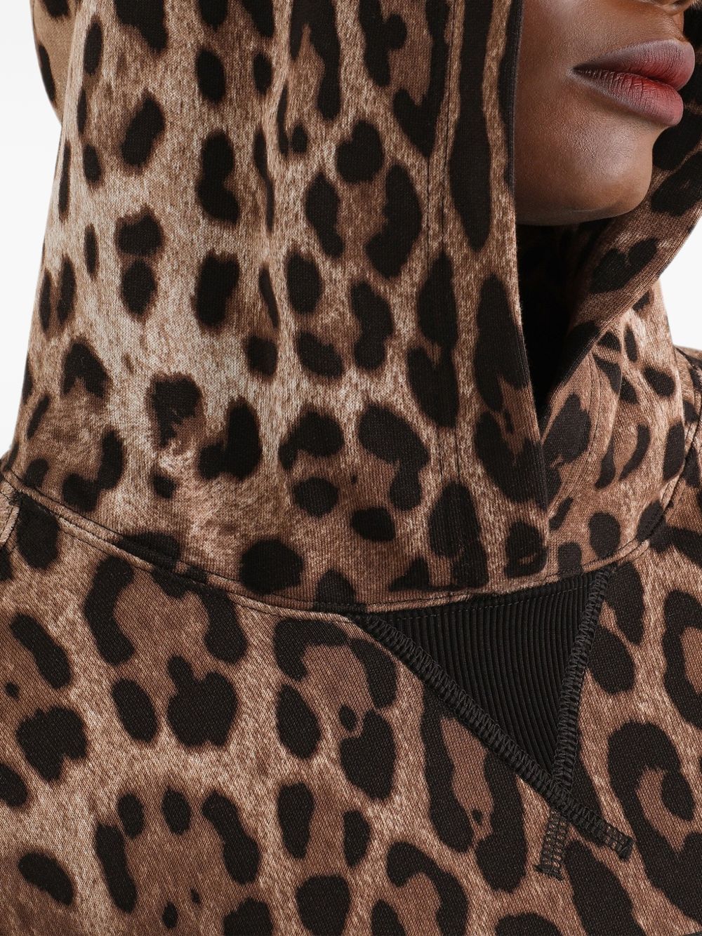 Leo-print hoodie F9U48T FS785HY13M DOLCE & GABBANA