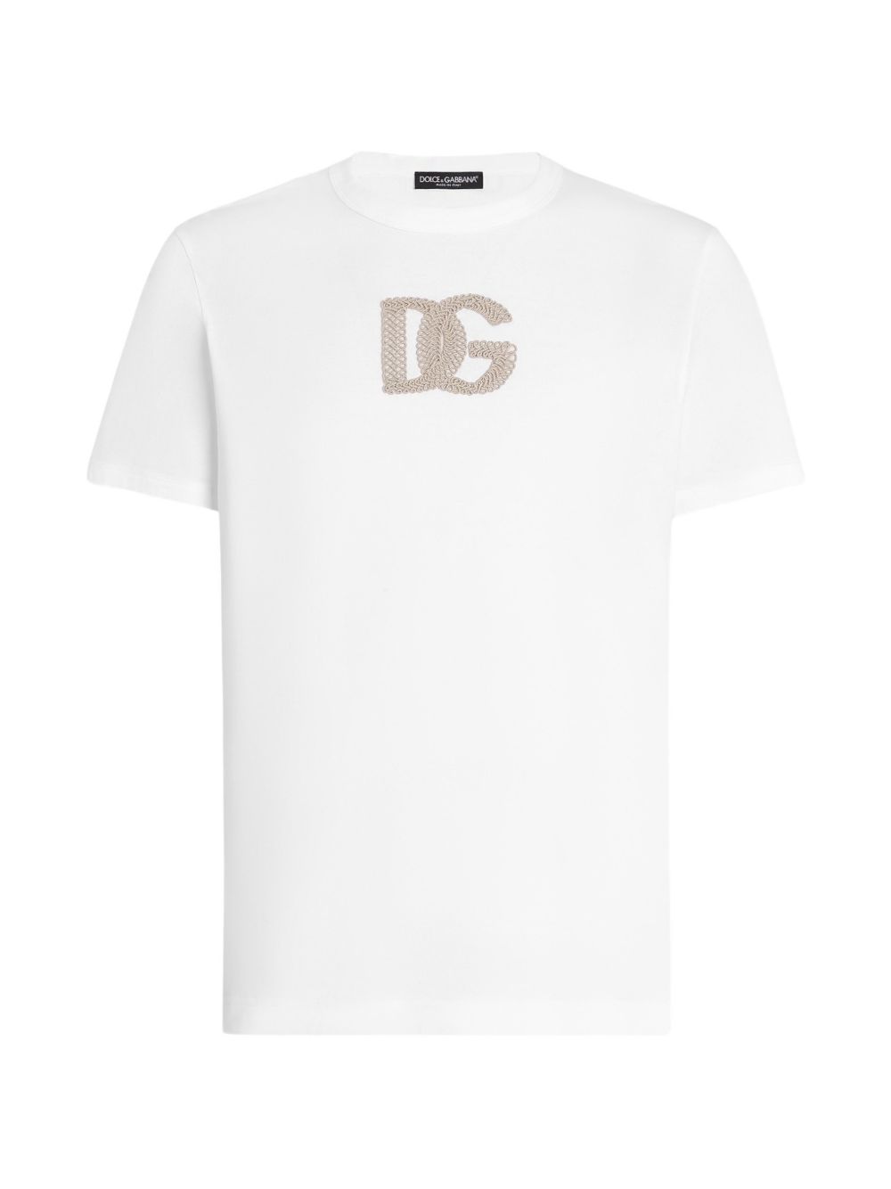 Cotton t-shirt with patch G8PV1Z G7Q1YW0800 DOLCE & GABBANA