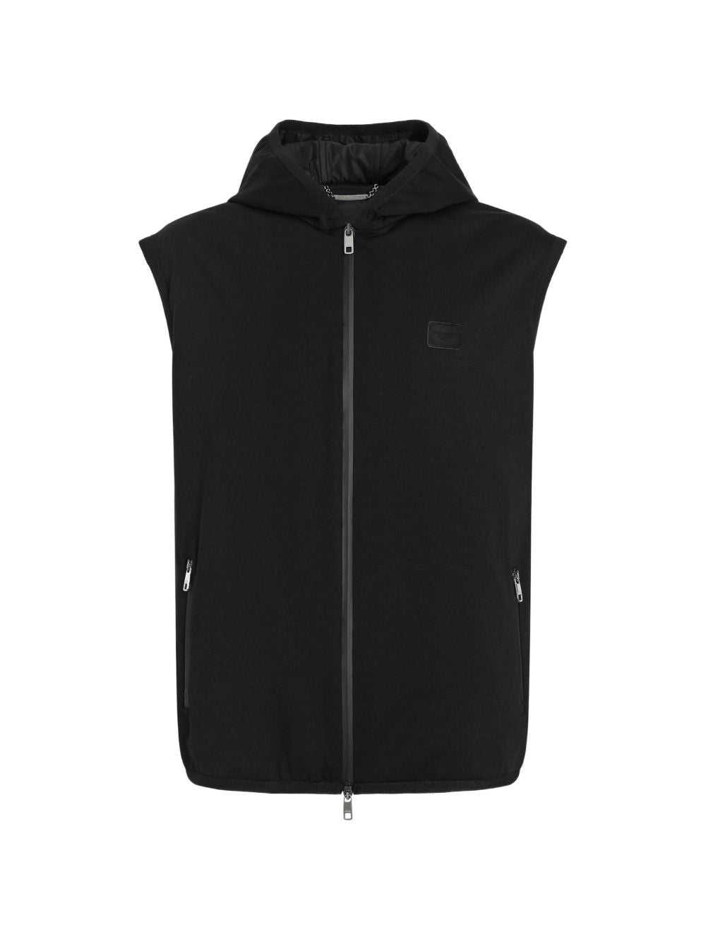 Technical fabric vest with hood G9AOGT GK305N0000 DOLCE & GABBANA