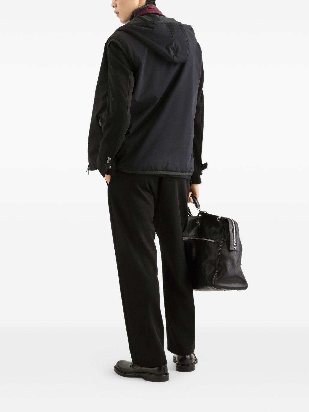 Technical fabric vest with hood G9AOGT GK305N0000 DOLCE & GABBANA