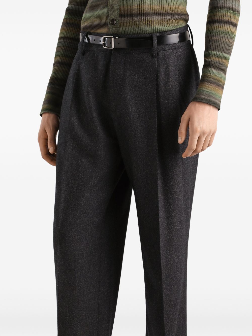Wool flannel trousers GP0N2T FU291S8293 DOLCE & GABBANA