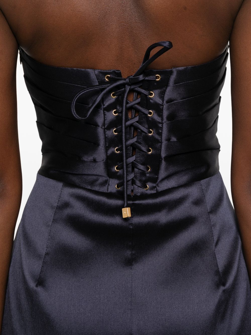 Mini dress in gazar fabric AB02767E2 H88 ELISABETTA FRANCHI