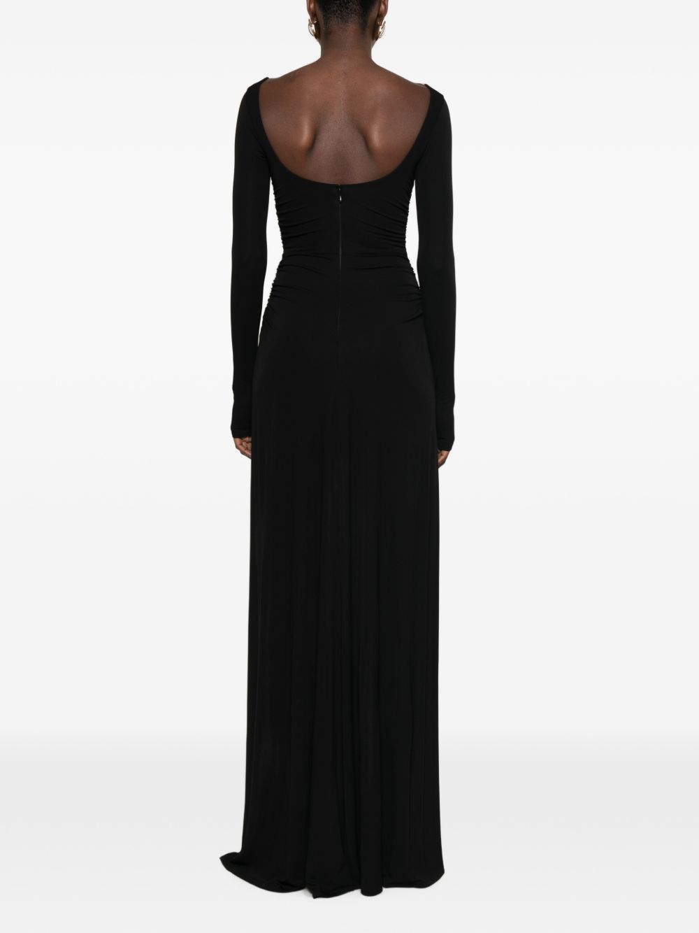 Red Carpet dress in crêpe jersey ABR3567E2 110 ELISABETTA FRANCHI