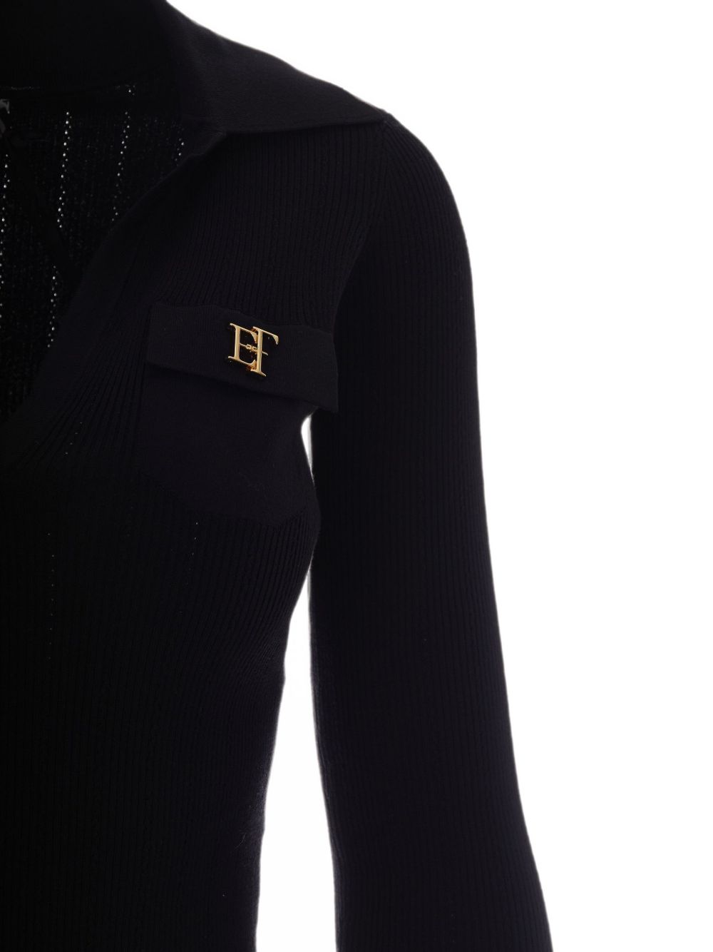 Knit dress with openwork embroidery AM08B66E2 110 ELISABETTA FRANCHI