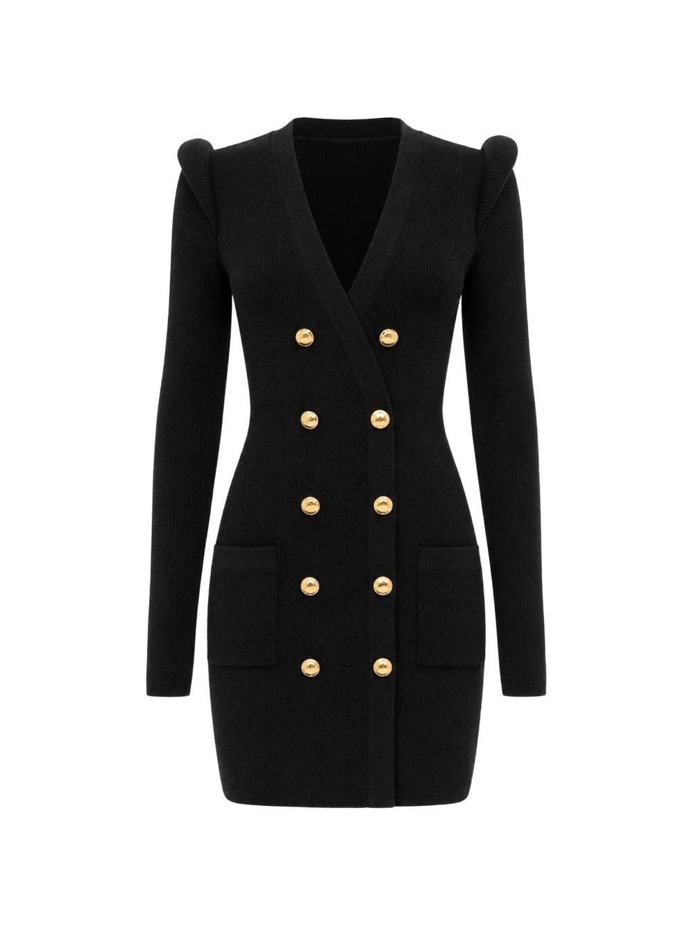 Knitted mini dress with 3D details AM13S66E2 110 ELISABETTA FRANCHI