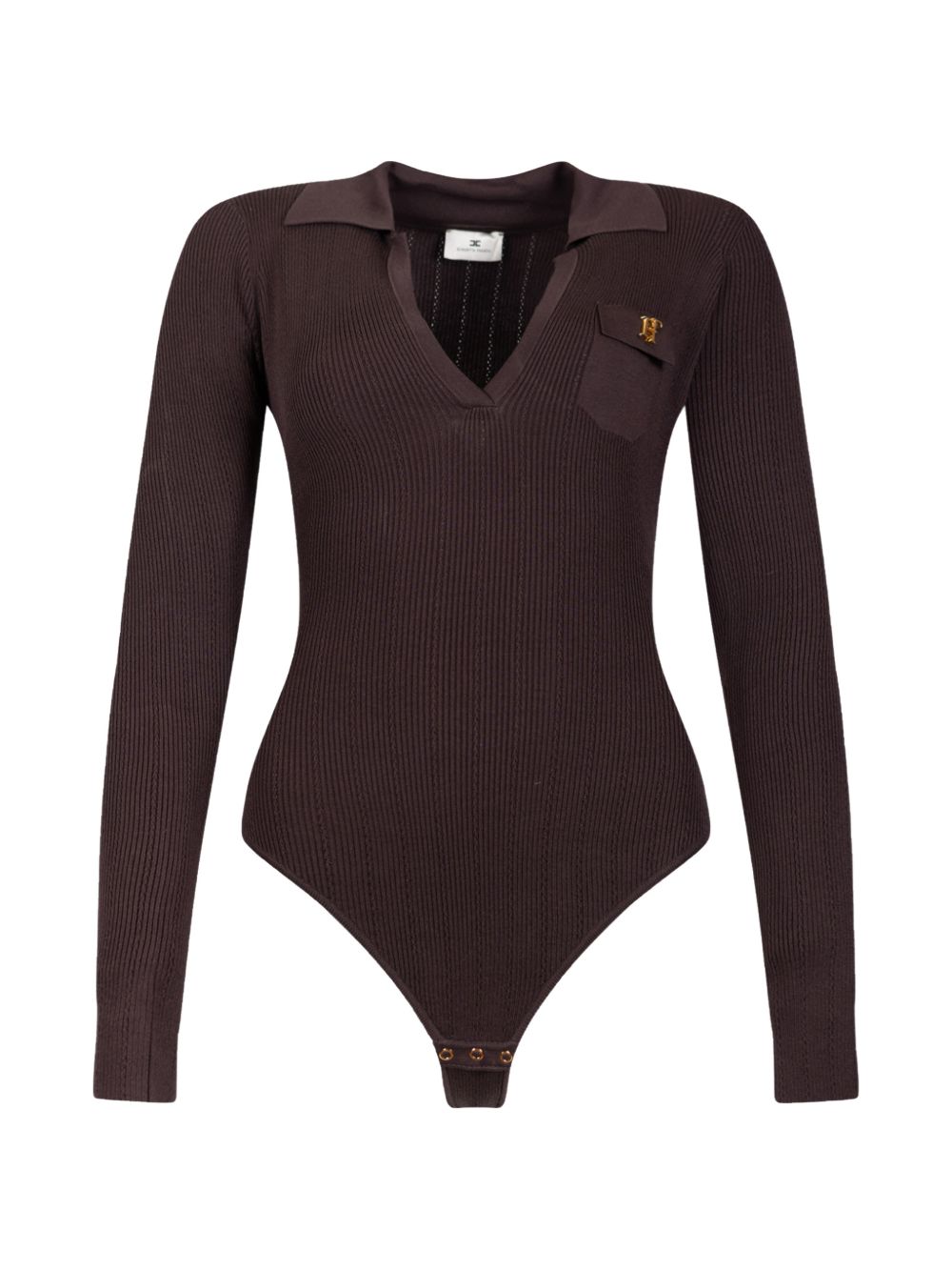 Knitted bodysuit with à jour embroidery BK02B66E2 EV9 ELISABETTA FRANCHI