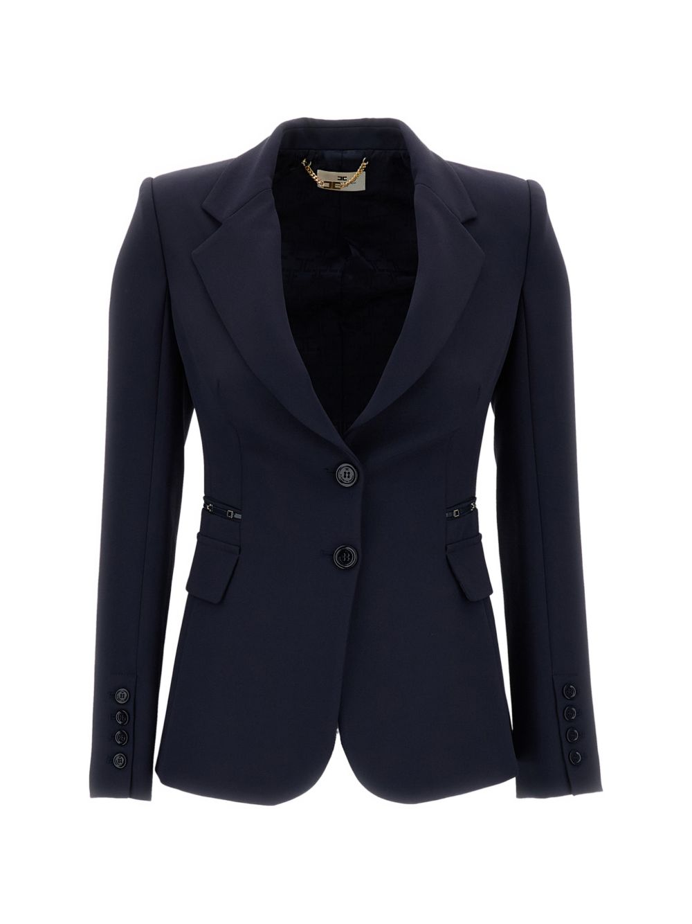 Double stretch crepe jacket GI27466E2 H88 ELISABETTA FRANCHI