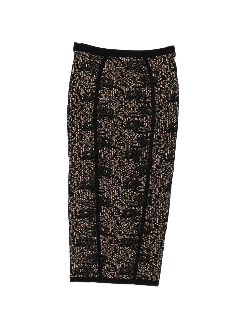 Midi skirt with lace pattern GK12Q66E2 FR9 ELISABETTA FRANCHI