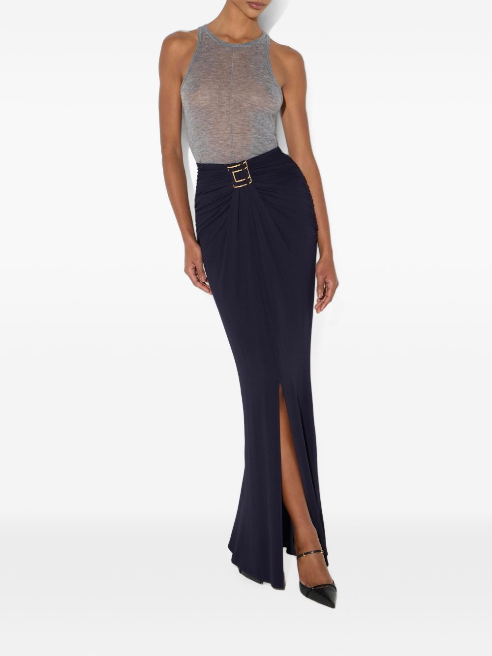 Crêpe jersey skirt GO25167E2 H88 ELISABETTA FRANCHI