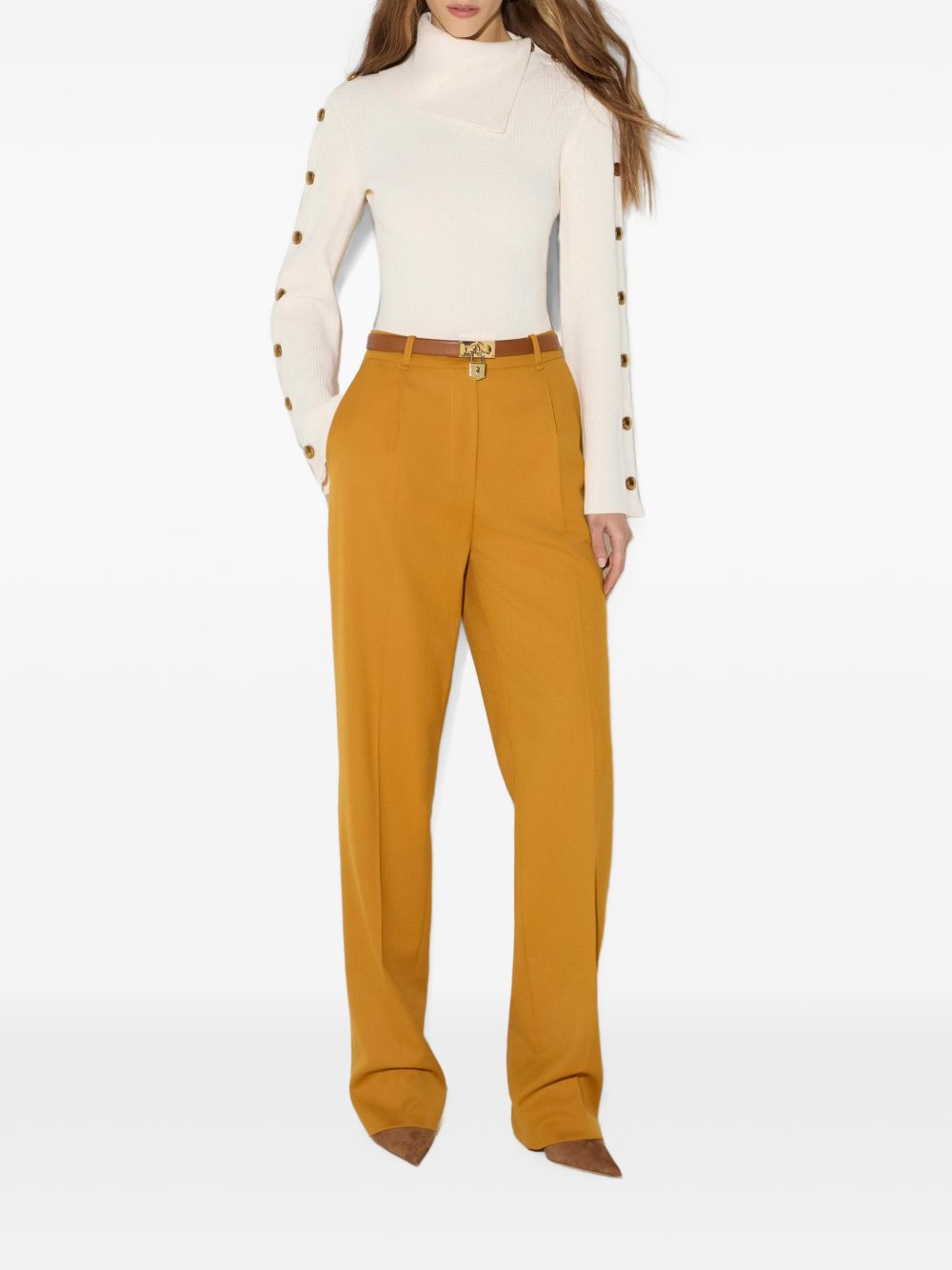 Knitted sweater with jewel buttons MK03S66E2 193 ELISABETTA FRANCHI