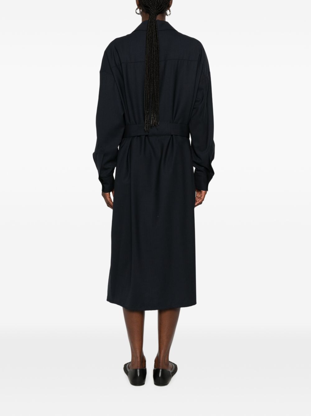 belted chest-pockets midi dress ABD216F371M298 5146 FABIANA FILIPPI