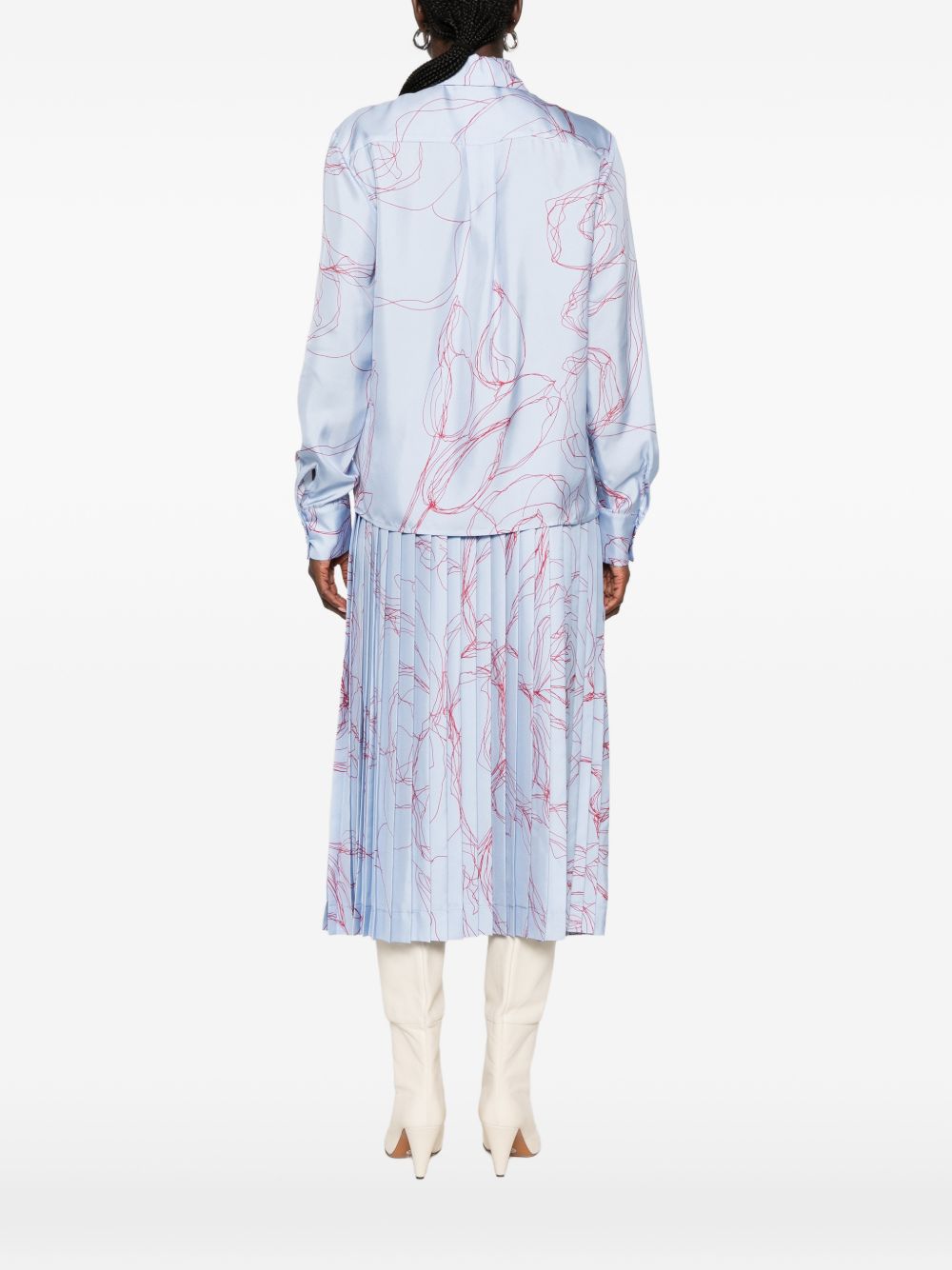 abstract-print long-sleeve shirt CAD216F233 M3075157 FABIANA FILIPPI