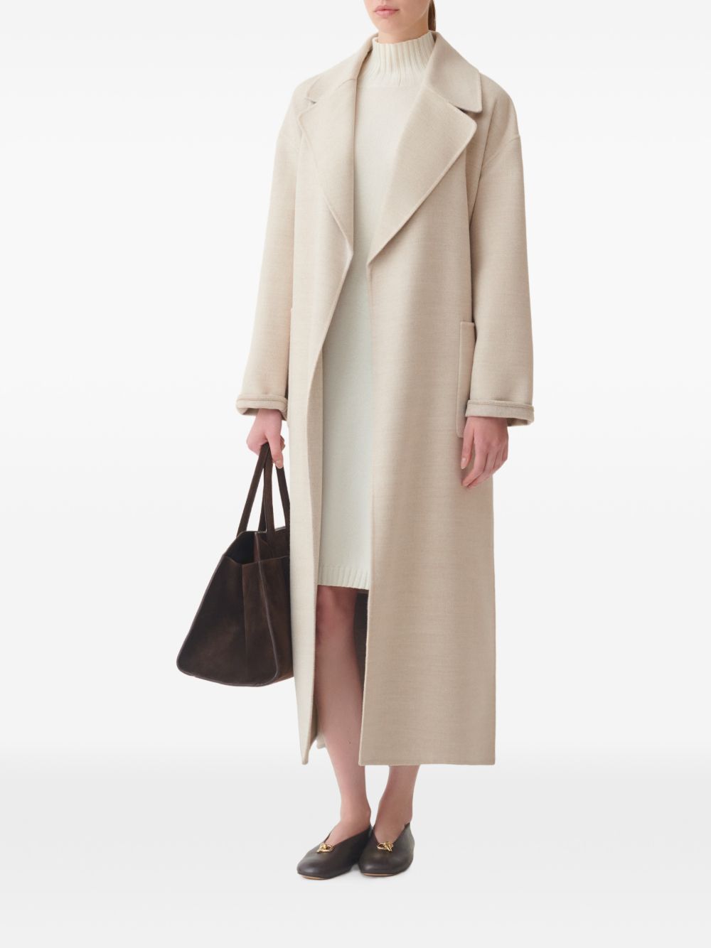 belted wool coat CTD216F195M261 0164 FABIANA FILIPPI