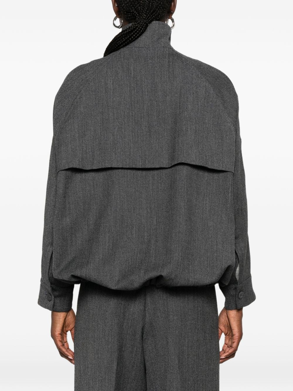 zip-up high-neck coat CTD216F202M267 VR2 FABIANA FILIPPI