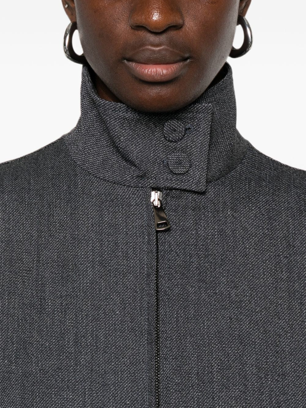 zip-up high-neck coat CTD216F202M267 VR2 FABIANA FILIPPI