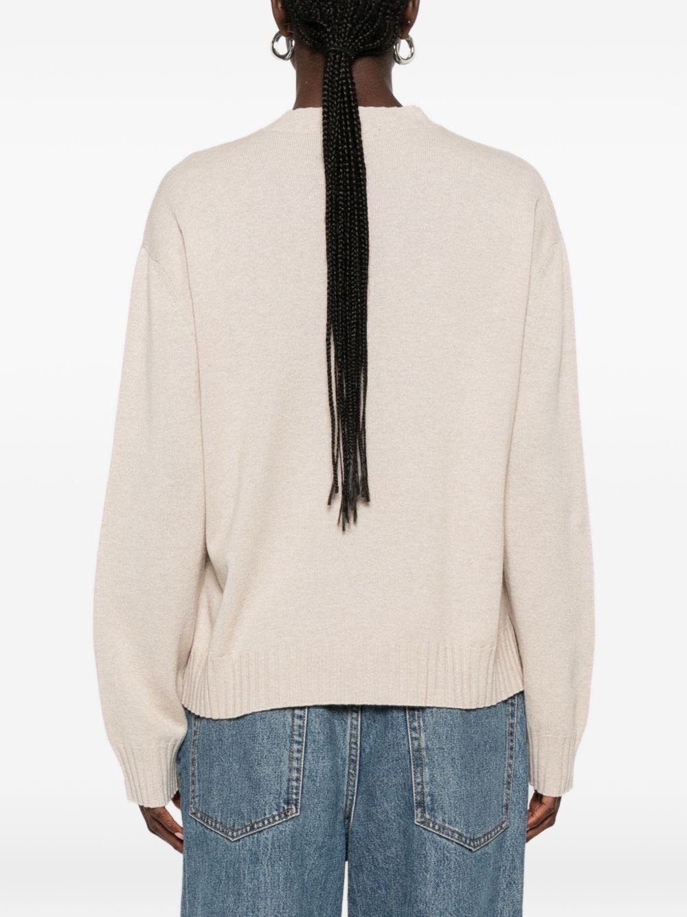 V-neck ribbed-trim sweater MAD216F015 M2810167 FABIANA FILIPPI