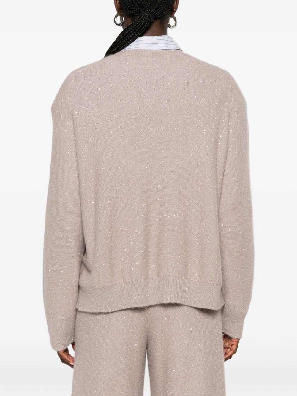 sequin-embellished sweater MAD216F097 D2960165 FABIANA FILIPPI
