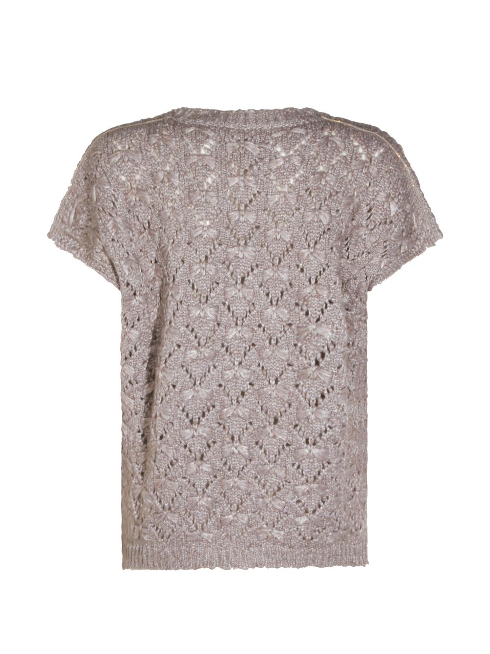 open-knit short-sleeve sweater MAD216F101 M3158206 FABIANA FILIPPI