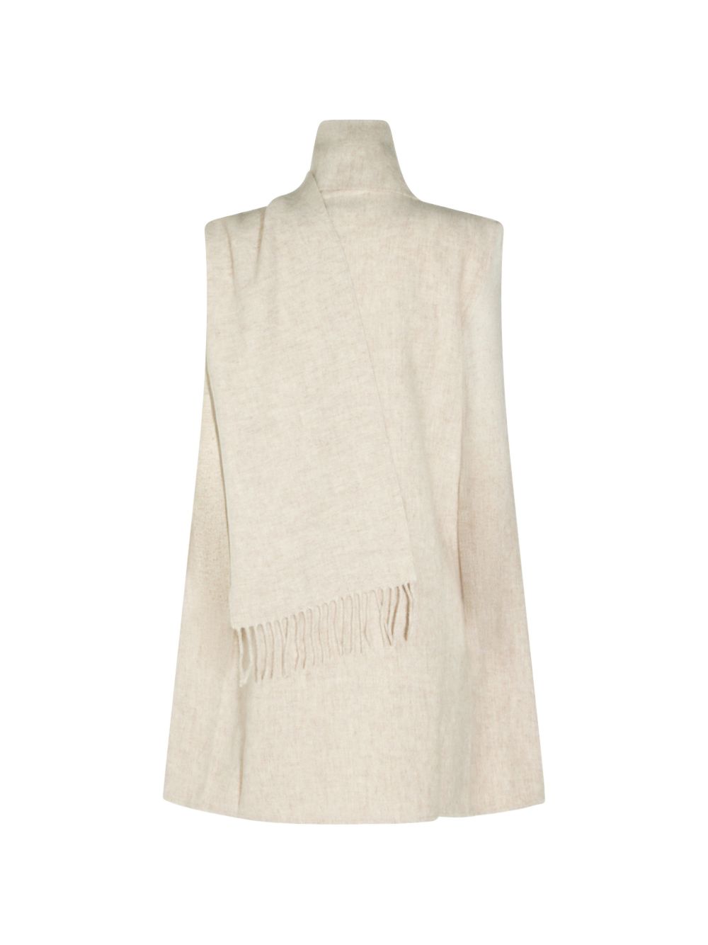 fringe-trimmed high-neck vest SAD216A908 M5380164 FABIANA FILIPPI