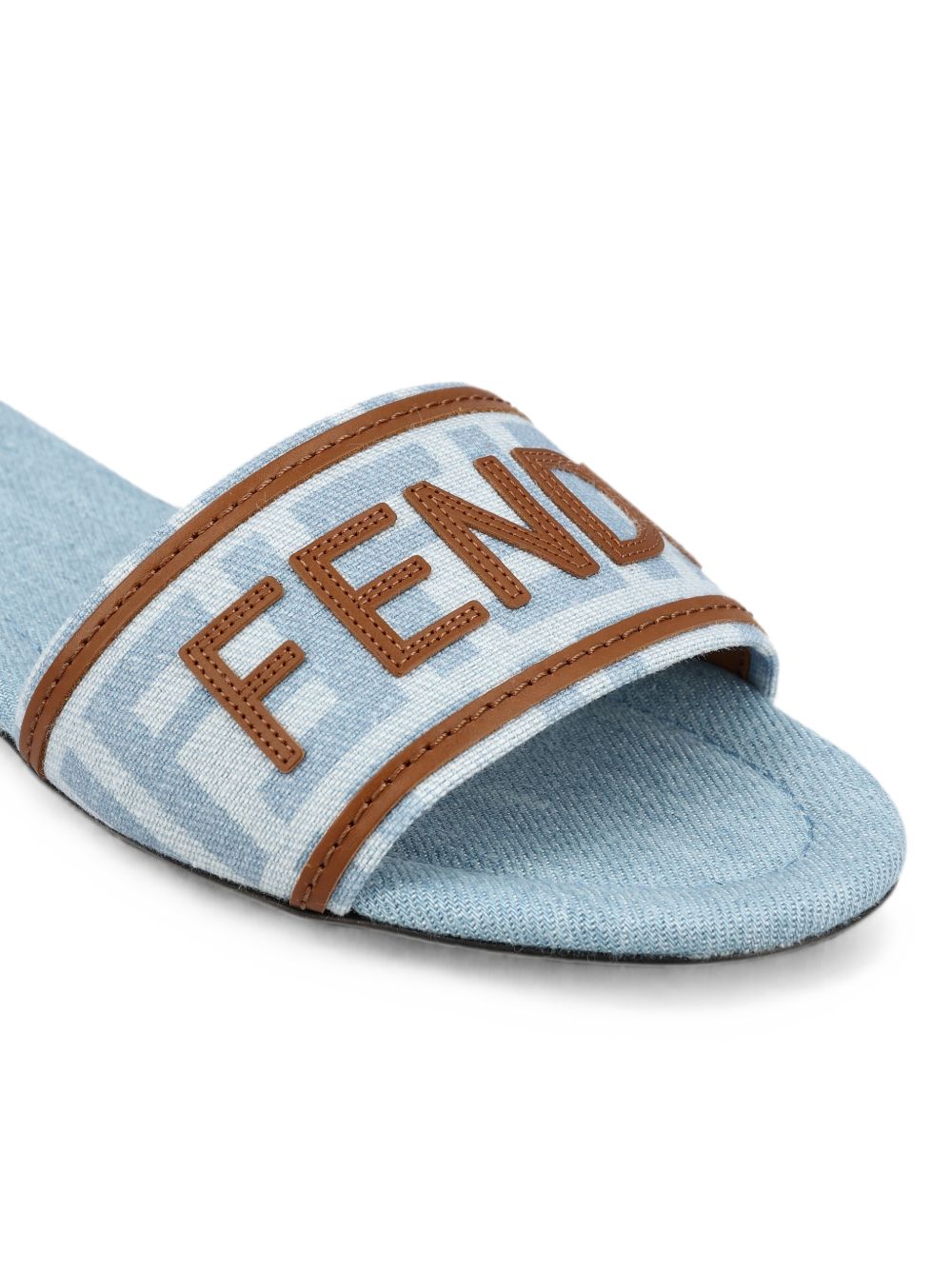 Fendi Sunshine jacquard slides 8R8092 AY2ZF1XIA FENDI
