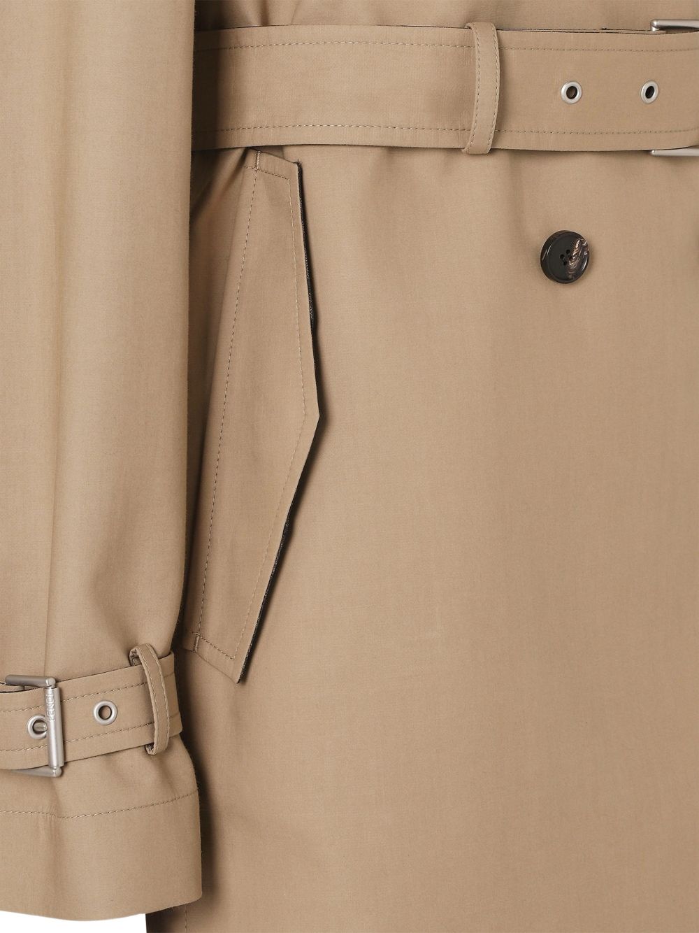 Mackintosh fabric trench coat FF6241 B1UEF0CJU FENDI