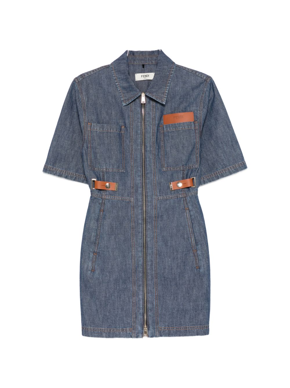 Fendi chambray dress FLD576 AW8HF0QB0 FENDI