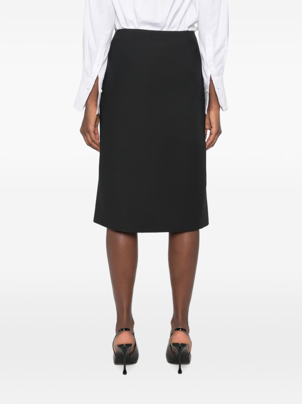 silk and wool skirt FQ7764 B1UJF0QA1 FENDI