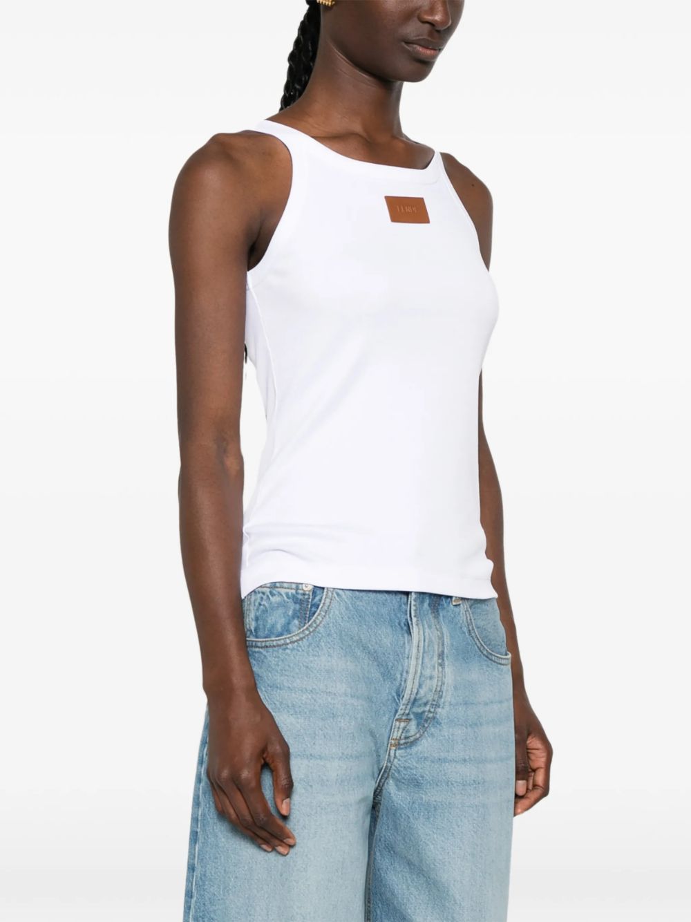 Ribbed tank top FS7966 AW87F0ZNM FENDI