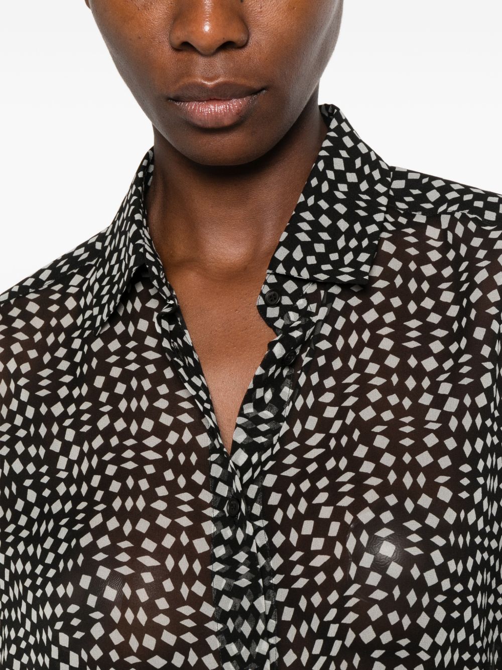 Printed georgette shirt FS8379 B1URF093U FENDI