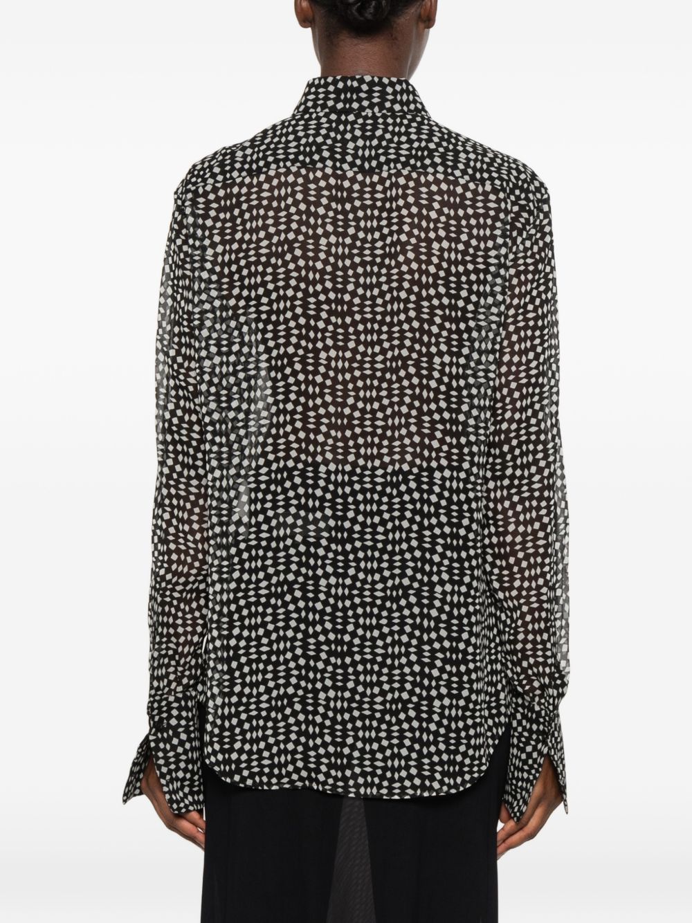 Printed georgette shirt FS8379 B1URF093U FENDI