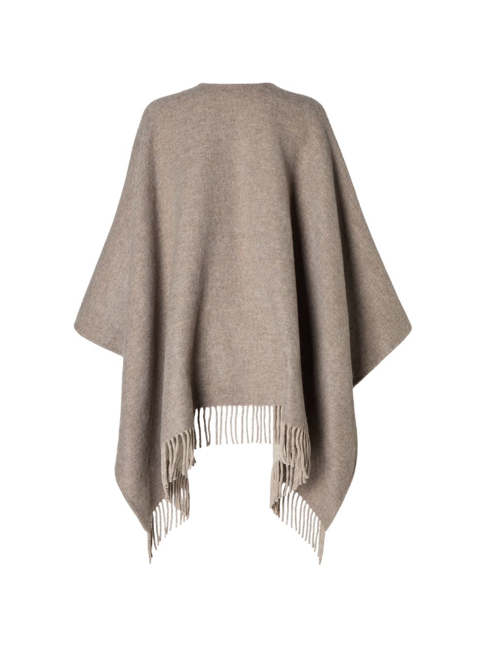 FF Zucca wool and cashmere poncho FXX041 B1VZF1Y7Q FENDI