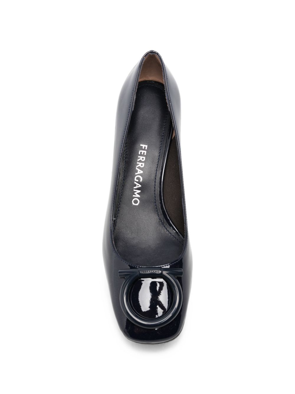Maxi GANCINI pump 01K450 MARA 40 795025NAVY FERRAGAMO