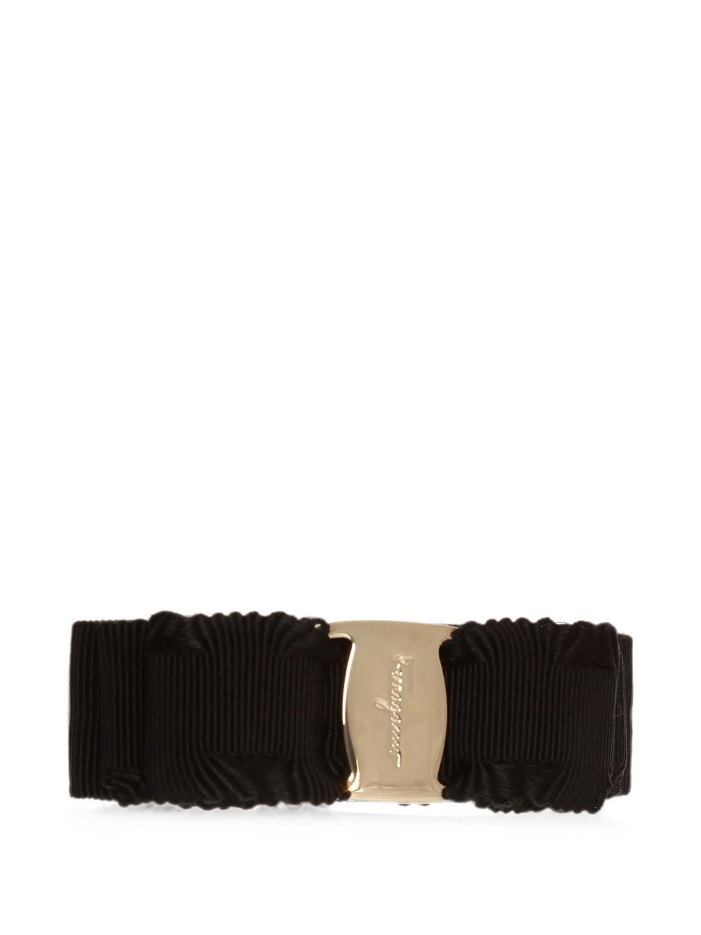 VARA hair slide 346972 FERM.BELLO 662681NERO/ORO CH. FERRAGAMO