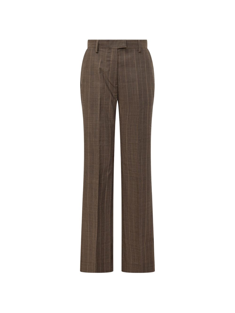 Trousers in Pinstripe Wool A1080168 296 GANNI